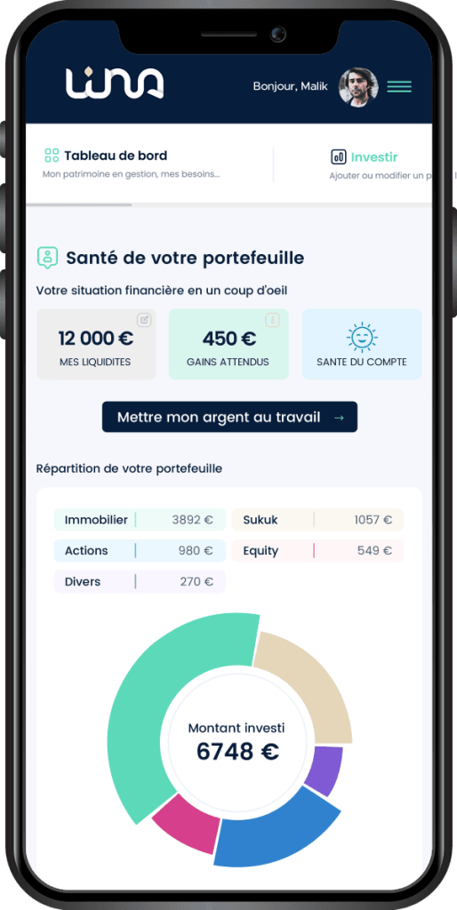 Application mobile Lina Finance